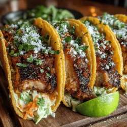 Tacos are a beloved culinary staple enjoyed by food enthusiasts around the globe. Their versatility allows for endless variations, from traditional beef and chicken fillings to vegetarian and seafood options. One such exciting twist on this classic dish is the Cherry Fiesta Chicken Tacos. This innovative recipe marries the savory goodness of grilled chicken with the sweet, tart notes of fresh cherries, resulting in a taco that is as delightful to the palate as it is to the eyes.