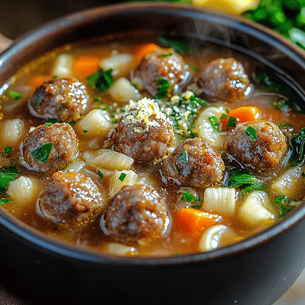 Creating this Cozy Slow Cooker Italian Wedding Soup is straightforward and incredibly rewarding. Here’s how to bring it all together: