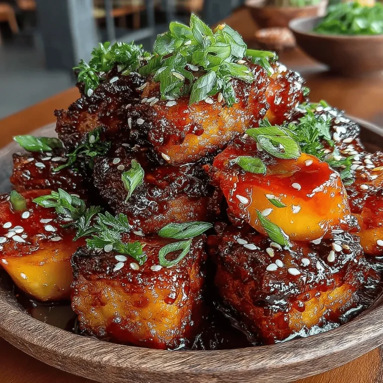 As the world increasingly shifts toward healthier lifestyles, plant-based diets have garnered attention for their numerous benefits. From reducing the risk of chronic diseases to promoting sustainable eating habits, the appeal of vegan recipes transcends dietary preferences. Among these flavorful options is the Peach Glazed Tofu Delight, a dish that beautifully marries the savory goodness of tofu with the sweet, vibrant essence of peaches. This recipe not only caters to vegans but also tempts the taste buds of non-vegans, making it an ideal addition to any dining table.