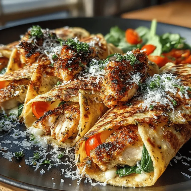 To create the perfect Crispy Pesto Chicken Wraps, it’s essential to understand the key ingredients that bring this dish to life.