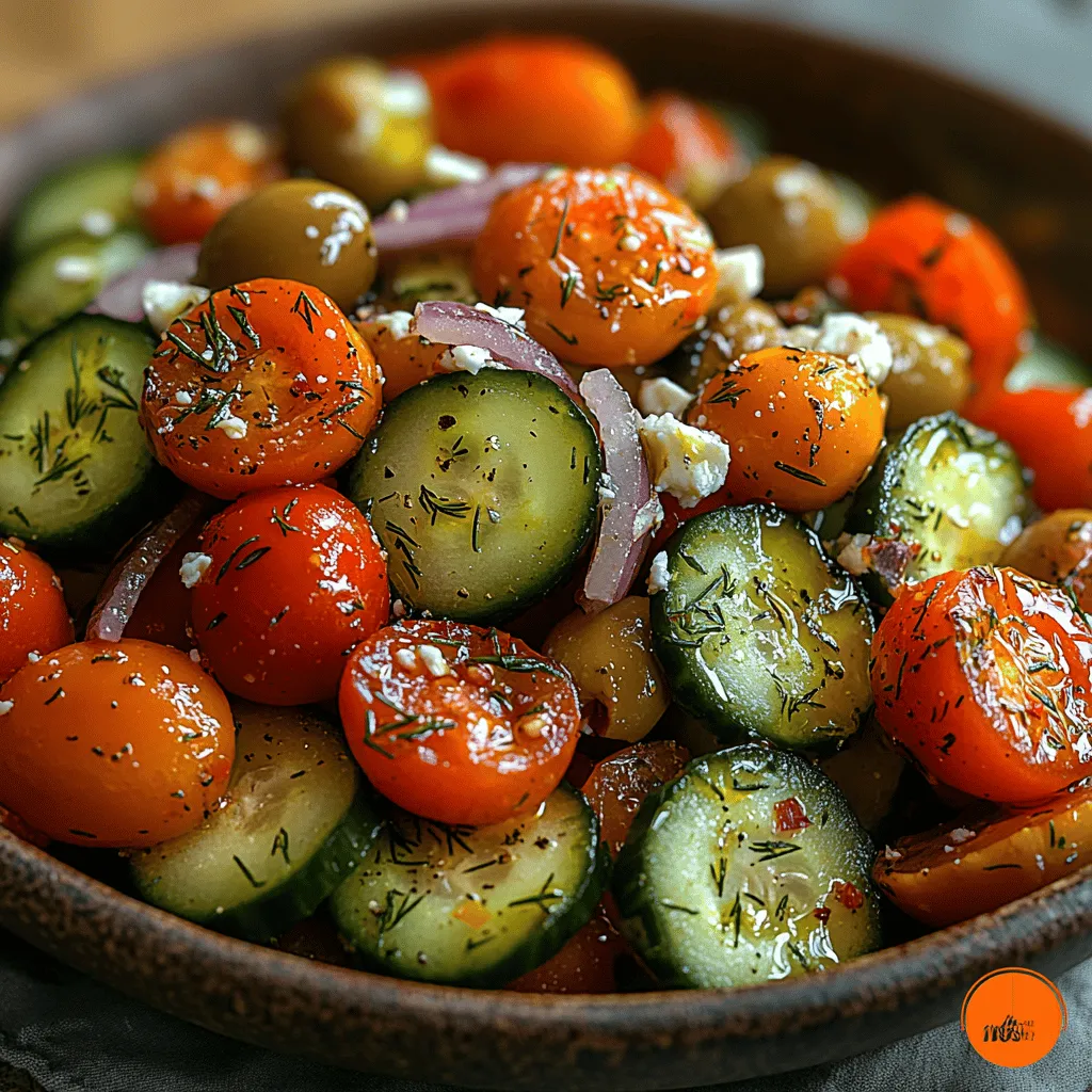 To understand the magic behind the Crunchy Greek Cucumber Salad, let’s take a closer look at the key ingredients that contribute to its refreshing taste and delightful texture.