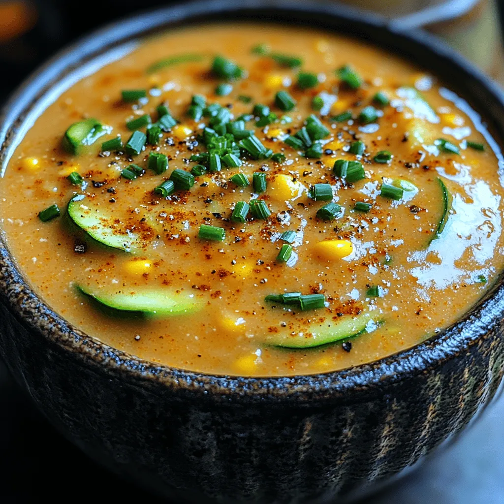 As summer rolls around, the culinary world delights in vibrant flavors and fresh produce. One dish that perfectly encapsulates the essence of the season is Zesty Creamy Zucchini Corn Chowder. This hearty yet refreshing chowder combines the sweetness of corn with the mild flavor of zucchini, creating a harmonious blend that is both comforting and invigorating. Ideal for warm weather dining, this chowder can be enjoyed as a light meal on its own or served as a side to complement grilled meats and salads.