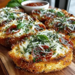 If you’re seeking a dish that embodies comfort and indulgence, look no further than Golden Garlic Bread Pizza Melts. This delightful fusion combines the beloved flavors of garlic bread with the savory goodness of pizza, making it a must-try for any food lover. The moment you take a bite, you’ll experience the crispiness of perfectly toasted bread, the aromatic essence of garlic, and the gooey, melty cheese that makes pizza so irresistible.