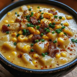 Creamy Roasted Corn Chowder Delight