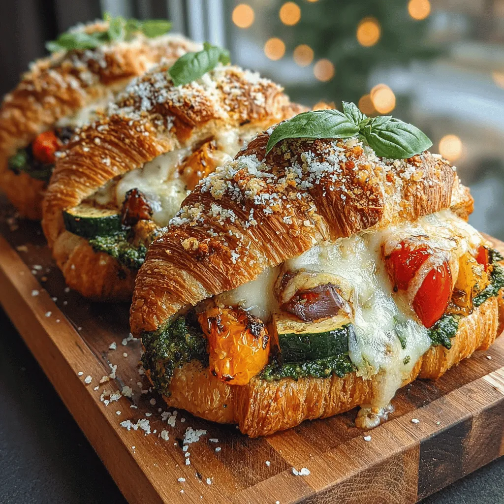 As the culinary landscape continues to embrace vegetarianism, more and more people are discovering the joys of incorporating fresh, plant-based ingredients into their meals. The Roasted Veggie & Pesto Croissant Melt stands out as a perfect example of this trend, combining the fresh and vibrant flavors of vegetables with the comforting appeal of a classic croissant. Whether you are preparing a casual meal for yourself or hosting a gathering for friends, this dish offers a delightful balance of flavors and textures that will surely impress.