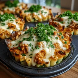 Buffalo Chicken Zoodle Alfredo Cups: A Healthy Twist on Comfort Food