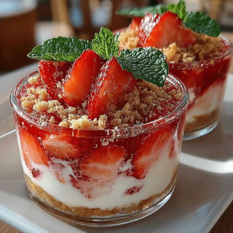 To create the perfect Strawberry Dream Cups, it’s essential to understand the role of each ingredient. Each component contributes to the overall flavor and texture, resulting in a dessert that is as pleasing to the palate as it is to the eye.