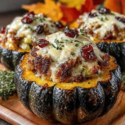 As the leaves turn crisp and the air takes on a brisk chill, the culinary world embraces the flavors of fall, and few dishes capture this spirit quite like Autumn Delight Stuffed Acorn Squash. This vibrant recipe not only celebrates the season's bounty but also offers a harmonious blend of flavors and textures that will delight your taste buds. Acorn squash, with its sweet, nutty flavor and inviting appearance, serves as the perfect vessel for a hearty stuffing, making it a standout choice for autumn gatherings or cozy family dinners.