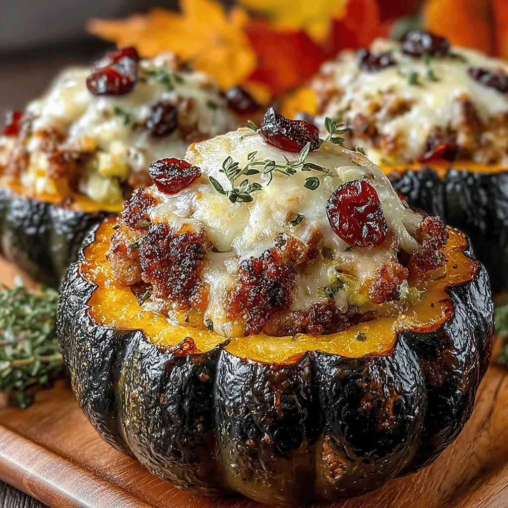 As the leaves turn crisp and the air takes on a brisk chill, the culinary world embraces the flavors of fall, and few dishes capture this spirit quite like Autumn Delight Stuffed Acorn Squash. This vibrant recipe not only celebrates the season's bounty but also offers a harmonious blend of flavors and textures that will delight your taste buds. Acorn squash, with its sweet, nutty flavor and inviting appearance, serves as the perfect vessel for a hearty stuffing, making it a standout choice for autumn gatherings or cozy family dinners.