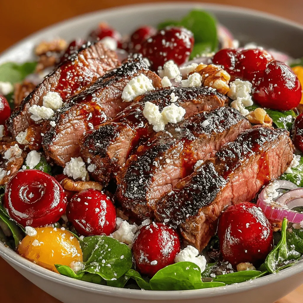 As the days grow warmer and the sun shines brighter, there’s nothing quite like a refreshing meal that balances taste and nutrition. Enter the Cherry & Beef Salad Bowl—a vibrant dish that combines the hearty flavors of flank steak with the sweet juiciness of fresh cherries. This salad is not only a feast for the eyes but also a satisfying option for those looking to enjoy a nutrient-rich meal during the summer months.