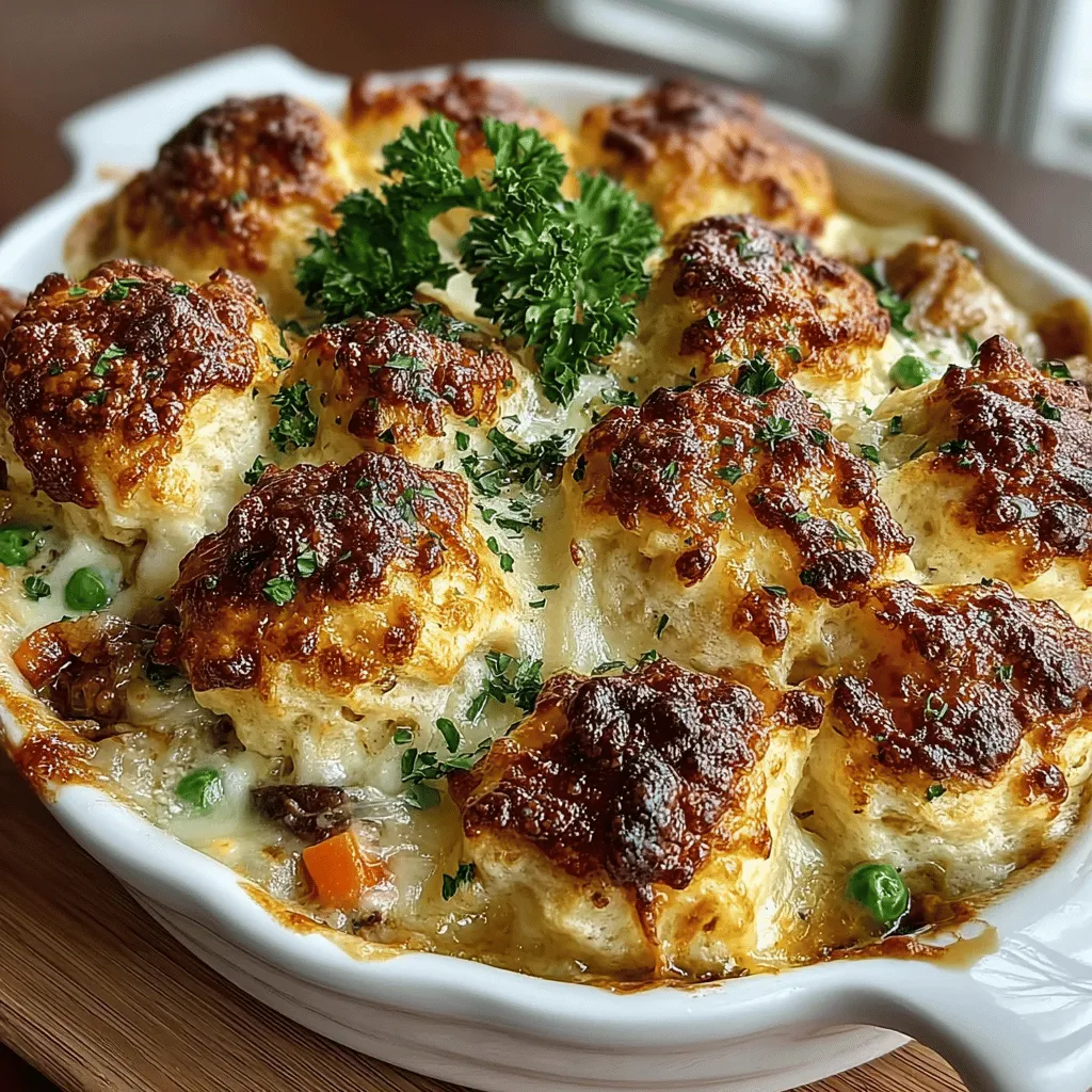 As the chill of autumn settles in, there’s nothing quite like curling up with a warm, comforting meal. For me, that dish is undoubtedly a Creamy Chicken and Dumpling Pie. This recipe is close to my heart, as it was a staple in my family gatherings—especially during the holidays. The aroma of tender chicken and rich dumplings bubbling in the oven is simply irresistible. It reminds me of cozy dinners spent around the table, laughter echoing through the air, and the warmth of family ties. Today, I’m excited to share this delightful recipe that is sure to bring warmth and comfort to your home, just as it has mine.
