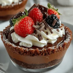 Dessert culture has evolved remarkably over the years, embracing a variety of flavors and textures that cater to diverse palates. Among these, the no-bake cheesecake has surged in popularity, becoming a staple for both novice bakers and seasoned dessert enthusiasts. This delightful dessert offers a rich, creamy texture and an endless array of flavor possibilities, making it a favorite choice for gatherings, celebrations, or simply satisfying a sweet craving. Among the many no-bake cheesecake variations, the Decadent No-Bake Chocolate Cheesecake Cups stand out as an elegant yet effortless treat that can be enjoyed on any occasion.