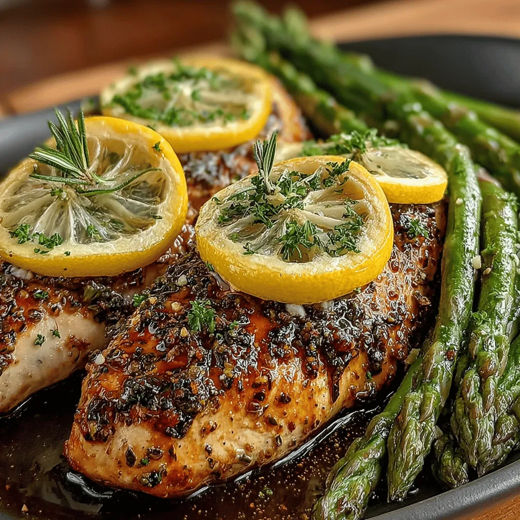 If you're on the hunt for a vibrant, healthy dish that strikes the perfect balance between flavor and nutrition, look no further than Zesty Citrus Herb Chicken with Asparagus. This recipe combines the succulent tenderness of chicken breasts with the crisp, fresh taste of asparagus, all brought together by a zesty citrus marinade that elevates the dish to new heights. Whether you're preparing a weeknight dinner or hosting a gathering, this dish is sure to impress with its bright flavors and wholesome ingredients.