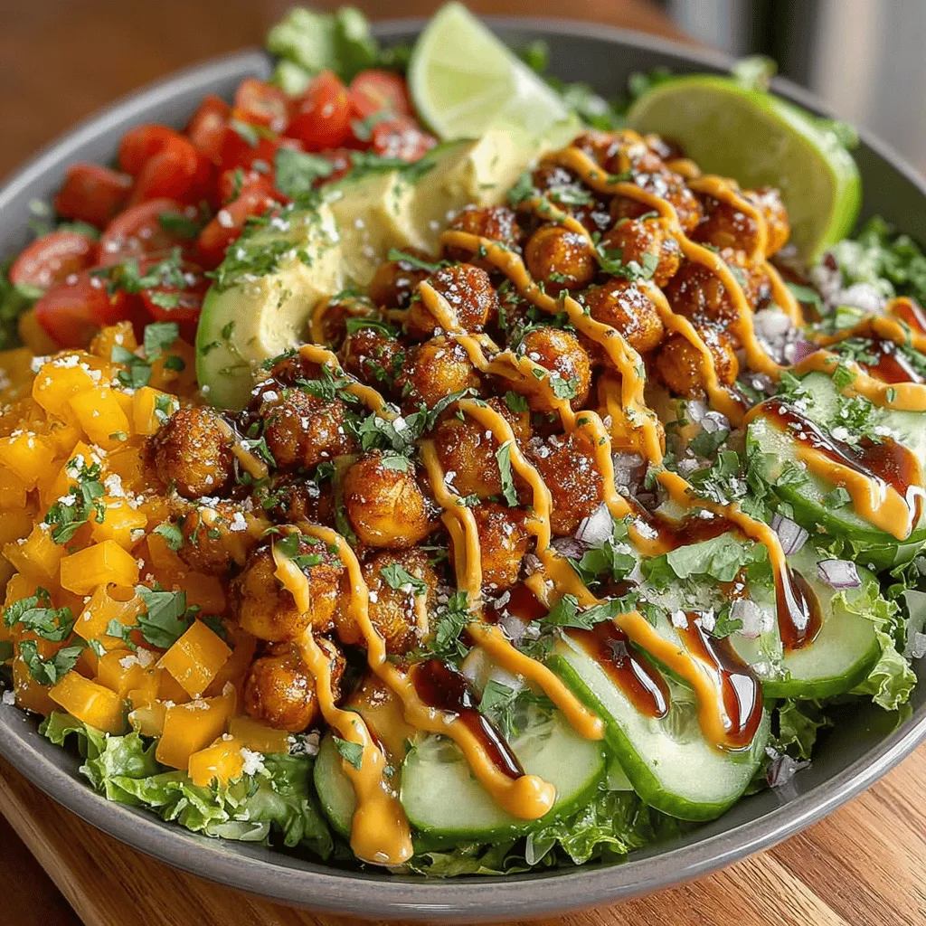 When it comes to salads that tantalize the taste buds, the Crispy BBQ Chickpea Salad stands out with its vibrant colors, bold flavors, and delightful textures. This dish is not just a feast for the eyes; it’s a wholesome and satisfying meal that nourishes the body. With the crispy chickpeas providing a satisfying crunch and a medley of fresh vegetables adding a burst of flavor, this salad promises to be a crowd-pleaser at any gathering or a nutritious option for meal prep.
