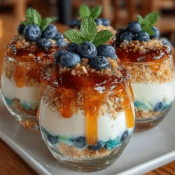 When it comes to finding a dish that seamlessly transitions from a delightful dessert to a wholesome breakfast, crispy blueberry parfaits are a standout choice. This vibrant, layered treat brings together the sweet-tart flavor of fresh blueberries, the satisfying crunch of a crispy topping, and the creamy goodness of yogurt—making it not only visually appealing but also incredibly satisfying. Whether you’re looking to impress guests at a brunch or simply enjoy a nutritious snack at home, crispy blueberry parfaits are a versatile option that can be customized to suit various tastes and dietary preferences.