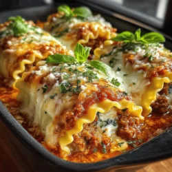 Creamy Spinach and Turkey Lasagna Rolls