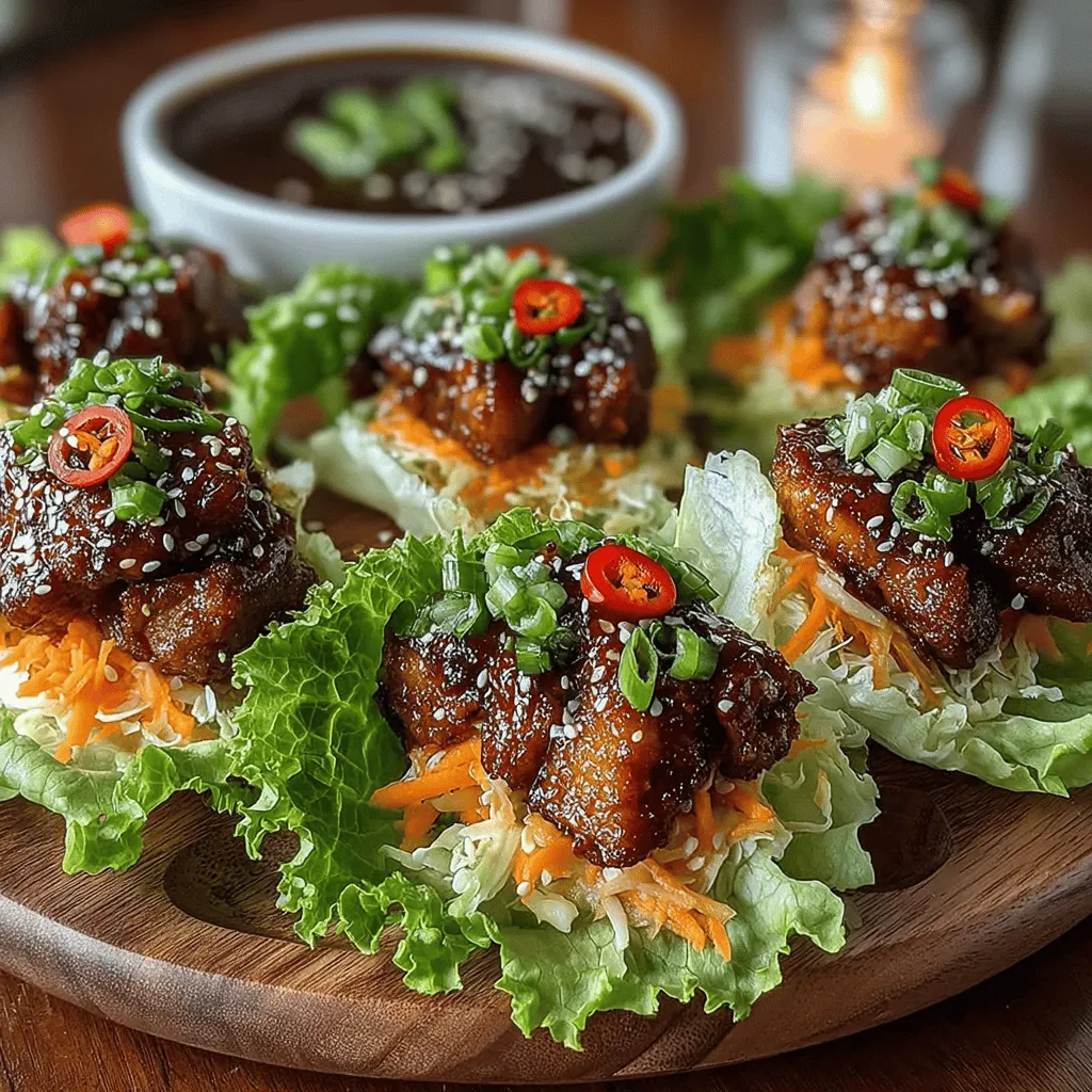Sweet & Savory Sticky Teriyaki Chicken Lettuce Wraps are a culinary delight that perfectly marries bold flavors with a refreshing presentation. This dish offers a unique twist on traditional teriyaki chicken by serving it in crisp, vibrant lettuce leaves, creating a meal that is not only delicious but also visually appealing. The combination of sweet and savory notes from the teriyaki sauce paired with the crispness of the lettuce wraps makes this recipe a favorite for family dinners and entertaining guests alike.