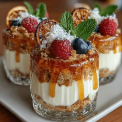 Parfaits are a beloved dessert option known for their versatility, allowing for endless variations that cater to both refreshing and indulgent cravings. Whether layered with fruits, yogurts, or granolas, parfaits offer a delightful balance of flavors and textures in each spoonful. In this recipe, we take the classic parfait to a new level by introducing zesty grilled lemons, infusing each layer with a unique tang that perfectly complements the sweetness of the other ingredients. The result is a dessert that is not only indulgent but also guilt-free, thanks to the inclusion of nutrient-rich components like Greek yogurt and fresh fruits.
