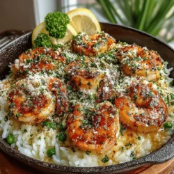 Garlic Butter Parmesan Rice & Shrimp Skillet: A Flavorful Delight