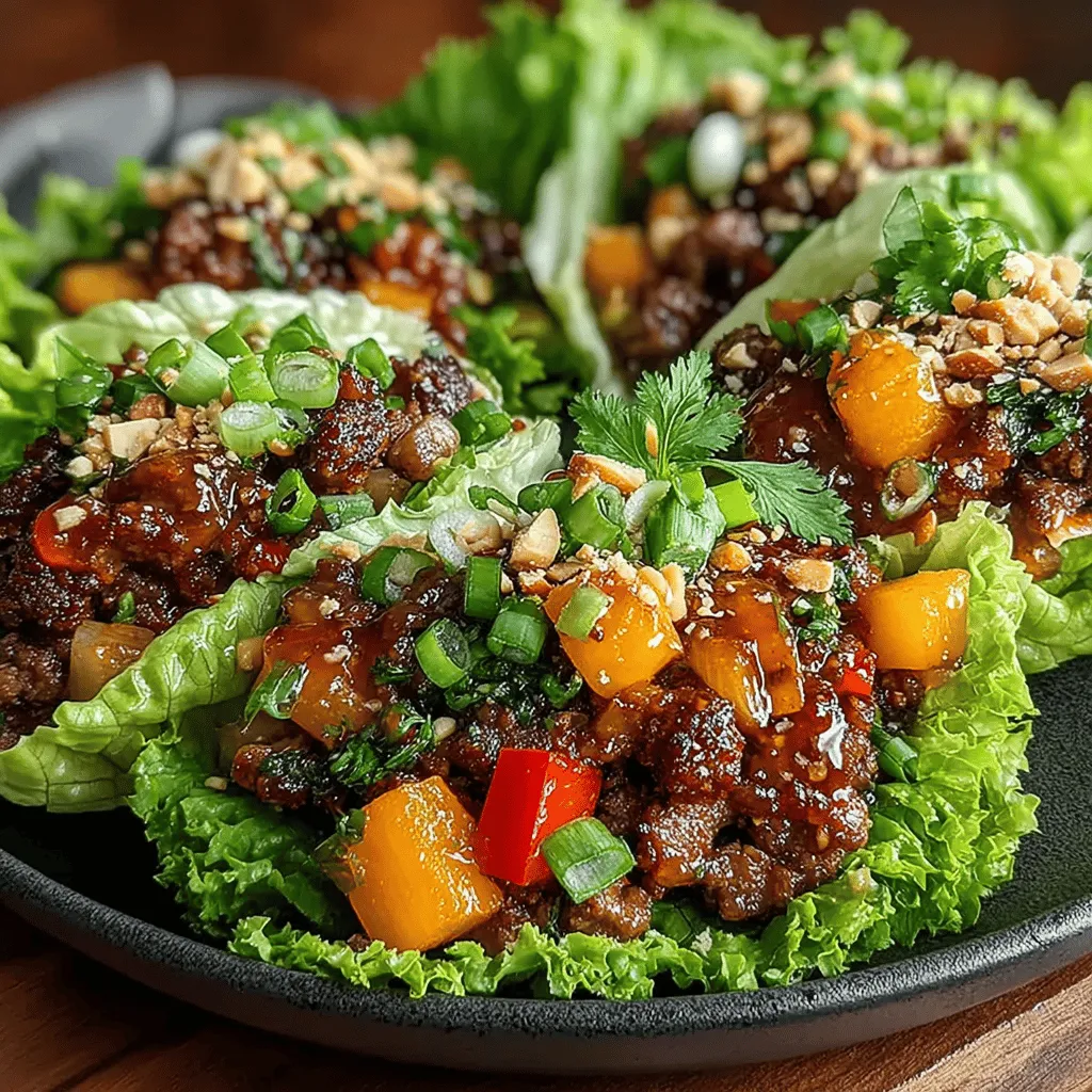 When it comes to culinary creations that tantalize the taste buds, few dishes can rival the irresistible appeal of Sweet & Savory Beef Lettuce Wraps with Peach Glaze. This delightful dish combines the best of sweet and savory flavors, making it a versatile option for both casual weeknight dinners and entertaining guests. The fresh crunch of lettuce, combined with a rich beef filling drizzled in a luscious peach glaze, creates a symphony of flavors that dances on the palate.