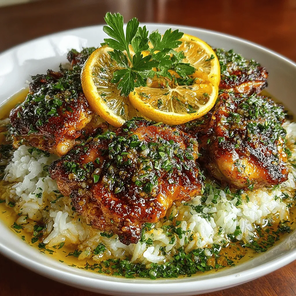 There's something undeniably comforting about a home-cooked meal, especially one that brings a burst of vibrant flavors to the table. Imagine stepping into your kitchen, the warm aroma of garlic and lemon filling the air while a satisfying sizzle comes from the skillet. This is the scene I found myself in the other evening as I whipped up my go-to recipe for Zesty Lemon Butter Garlic Chicken Rice. It’s a dish that never fails to impress, whether it's for a casual family dinner or a gathering with friends. With tender chicken thighs marinated in zesty lemon and garlic, served over fluffy jasmine rice, this recipe is not just a meal; it’s an experience.