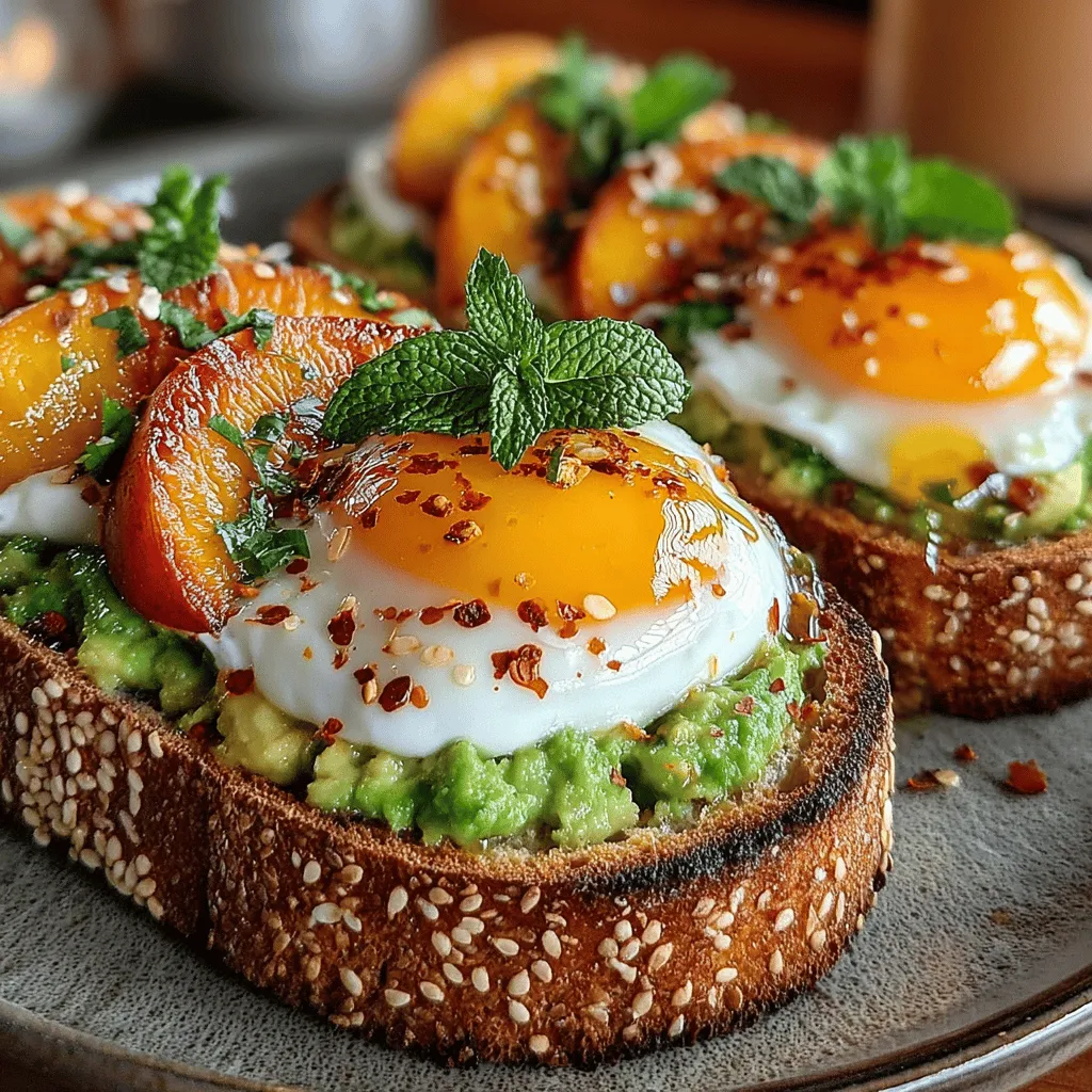 Avocado toast has firmly established itself as a staple breakfast option among health-conscious individuals and food enthusiasts alike. Its creamy texture, rich flavor, and high nutrient content make it a versatile dish that can be customized to suit various tastes and dietary preferences. In recent years, avocados have become synonymous with healthy eating, often praised for their impressive nutritional profile. However, while traditional avocado toast is delicious, there's always room for innovation in the kitchen. Enter the Peachy Avocado Delight Toast—a delightful twist that combines the creaminess of avocados with the sweet, juicy flavor of ripe peaches. This refreshing summer-inspired recipe is perfect for breakfast, brunch, or a quick snack, offering a burst of flavor that is both satisfying and nutritious.