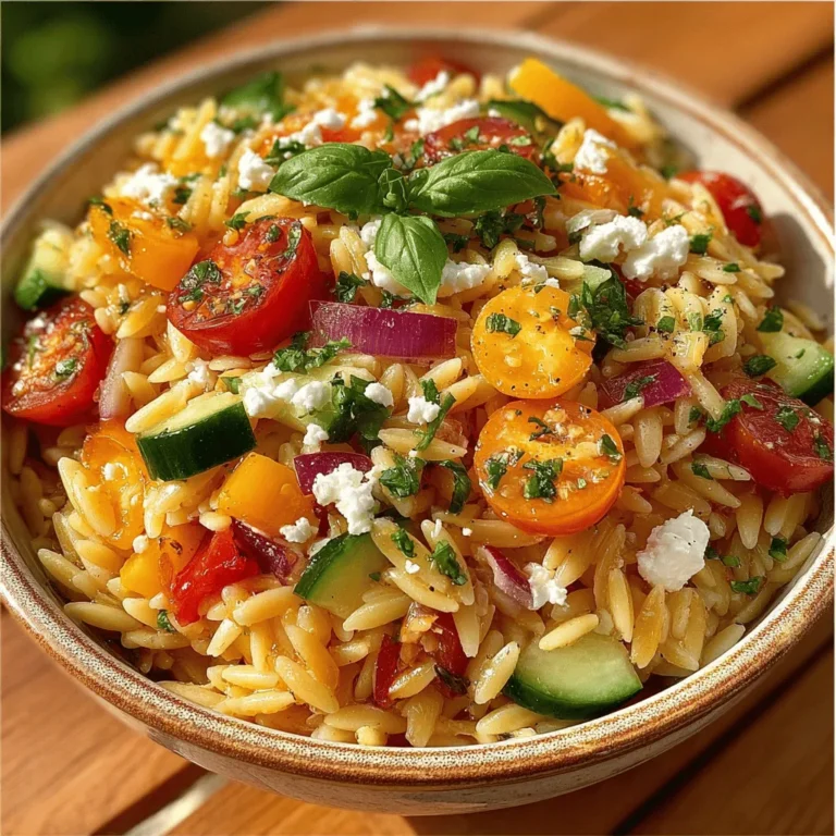 Pasta salads have become a staple in kitchens around the world, celebrated for their versatility, ease of preparation, and ability to serve as a delightful accompaniment or a standalone dish. From the traditional Italian pasta salads to more innovative variations that showcase seasonal ingredients, these dishes bring a vibrant array of flavors to the table. Among these, the Zesty Lemon Feta Orzo Pasta Salad stands out as a refreshing, colorful option that’s perfect for any occasion, whether it’s a summer picnic, a potluck, or a simple weeknight dinner.