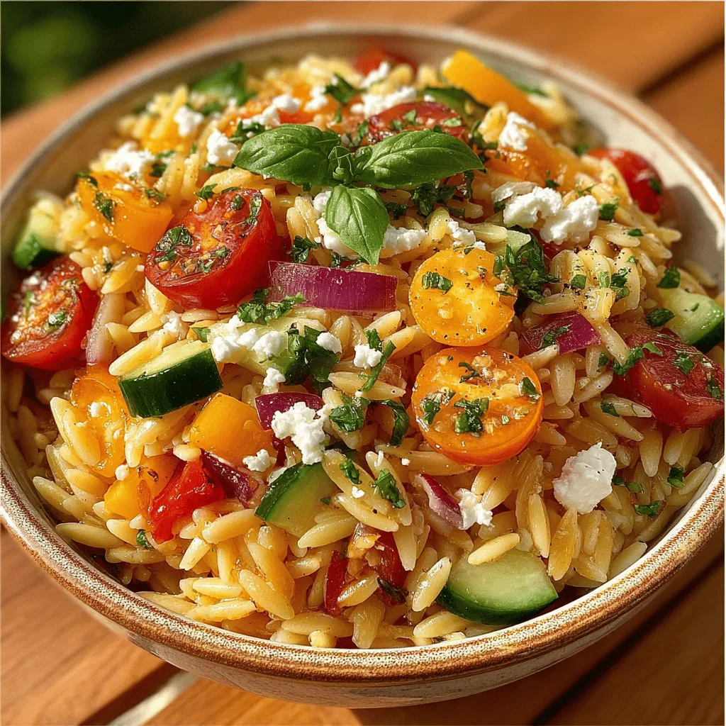 Pasta salads have become a staple in kitchens around the world, celebrated for their versatility, ease of preparation, and ability to serve as a delightful accompaniment or a standalone dish. From the traditional Italian pasta salads to more innovative variations that showcase seasonal ingredients, these dishes bring a vibrant array of flavors to the table. Among these, the Zesty Lemon Feta Orzo Pasta Salad stands out as a refreshing, colorful option that’s perfect for any occasion, whether it’s a summer picnic, a potluck, or a simple weeknight dinner.