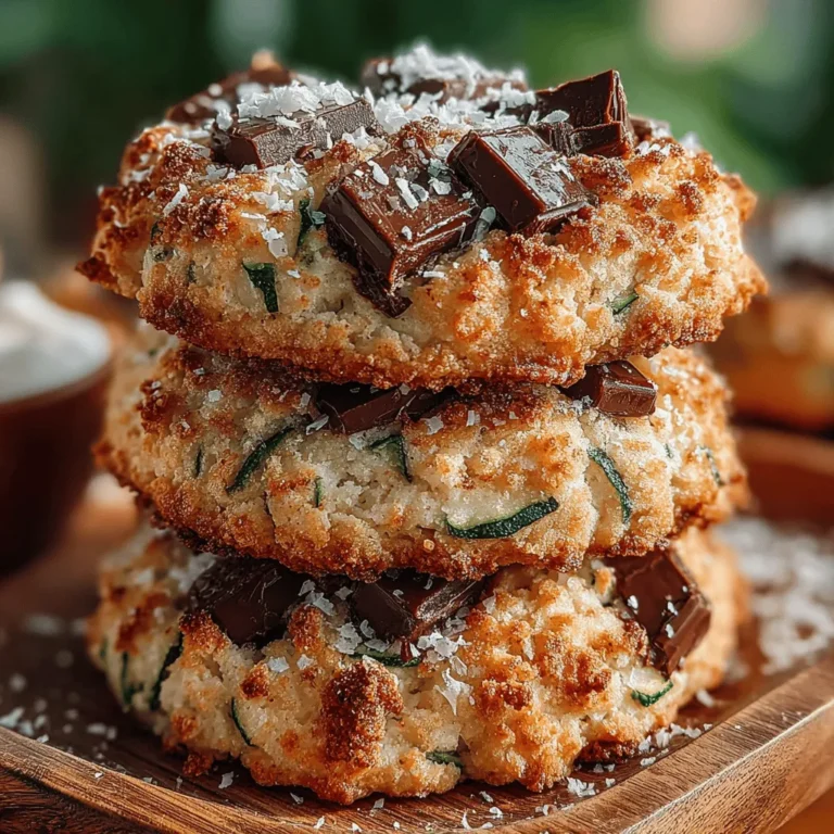 If you're on the lookout for a unique and scrumptious cookie recipe that surprises with its ingenious use of vegetables, look no further than the Double Delight Zucchini Chocolate Chunk Cookies. This delightful treat cleverly combines the rich flavors of chocolate with the moist, subtle taste of zucchini, creating a cookie that is both indulgent and surprisingly nutritious. As more bakers embrace the concept of incorporating vegetables into sweet treats, this recipe stands out as a perfect example of how to achieve a balance between health and indulgence.