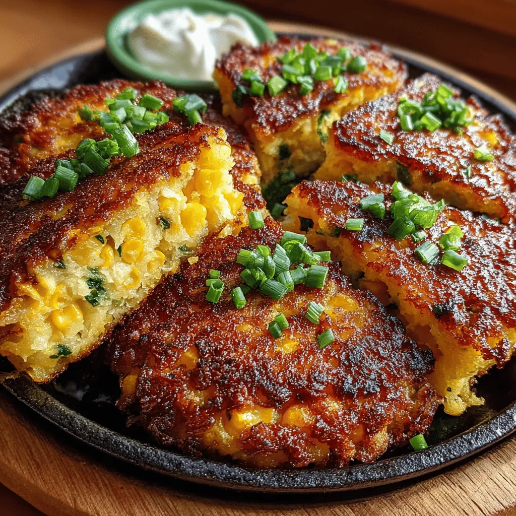 If you’re in search of a delightful dish that seamlessly combines flavor, simplicity, and versatility, look no further than Cheesy Sweet Corn and Jalapeño Cakes. This savory treat is perfect for a variety of occasions, from casual get-togethers to elegant dinner parties. The balance of sweet corn, spicy jalapeños, and sharp cheddar cheese creates an irresistible flavor profile that is sure to satisfy your taste buds.