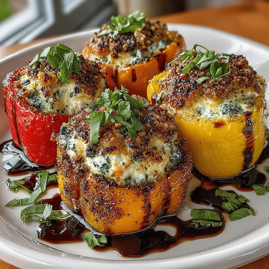 Discover a delightful fusion of flavors with our Sweet & Savory Stuffed Fig Jam Peppers. This enticing recipe combines the sweetness of fig jam with the creaminess of goat cheese, all encased within vibrant mini sweet bell peppers. Perfect as an appetizer or a side dish, these stuffed peppers are not only visually appealing but also a crowd-pleaser.