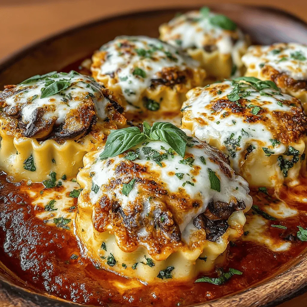 Lasagna has long been a beloved comfort food, known for its layers of rich flavors and hearty textures. Traditionally composed of sheets of pasta interspersed with meat, cheese, and sauce, lasagna is a dish that evokes warmth and nostalgia. However, as culinary trends evolve, so too do our interpretations of this classic. Enter the Cheesy Baked Spinach Mushroom Lasagna Rolls—a delightful twist that maintains the essence of lasagna while introducing a new flavor profile and a healthier spin. These rolls are not only visually appealing but also pack a nutritional punch, making them a perfect choice for a variety of occasions, from casual family dinners to festive gatherings.