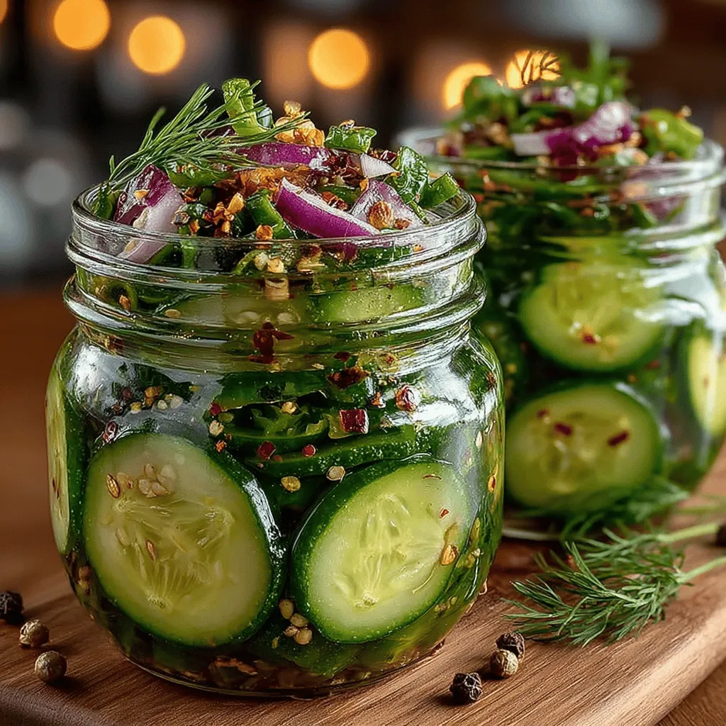 In the vibrant world of culinary arts, pickling stands out as a time-honored method that has captured the hearts and taste buds of people across the globe. This technique not only preserves the freshness of seasonal produce but also transforms simple ingredients into flavorful delights that tantalize the palate. One such extraordinary creation is the Zesty Hatch Chili Pickled Cucumber Relish, a dish that celebrates the crispness of cucumbers paired with the fiery zest of Hatch green chilies. This relish is more than just a condiment; it’s an experience that elevates any meal, adding a refreshing element that complements a variety of dishes.