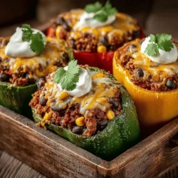 Stuffed bell peppers are a beloved dish in many households, celebrated for their versatility and the ease with which they can be tailored to suit individual tastes. Whether you're preparing a cozy family meal or hosting a gathering with friends, bell peppers provide a colorful and nutritious canvas for a variety of fillings. Today, we're focusing on a delightful variation: Zesty Chili Stuffed Bell Peppers. This recipe combines vibrant flavors and hearty ingredients, making it not only a feast for the eyes but also a satisfying meal that is sure to please everyone at your table.
