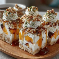 Frozen treats are an irresistible way to keep cool during the sweltering summer months, and few things are as refreshing as Frozen Yogurt Ginger Peach Bites. This delightful recipe harmonizes the natural sweetness of ripe peaches with the creamy texture of vanilla Greek yogurt, all elevated by the zesty kick of fresh ginger. Not only are these bites a delicious option for a healthy snack or a light dessert, but they are also incredibly easy to prepare at home.