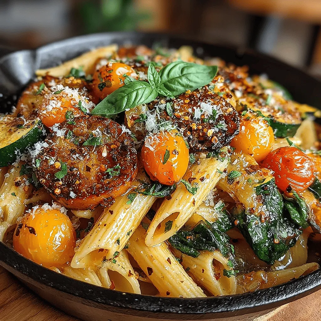 In a world where convenience often trumps nutrition, the Fresh Tomato Basil Veggie Pasta Skillet stands out as a beacon of wholesome eating. This recipe is not only easy to make but also packed with flavor and nutrients, making it an ideal choice for busy weeknights or serene weekend dinners. Featuring a colorful array of fresh vegetables, aromatic herbs, and whole wheat pasta, this dish provides a delightful culinary experience that caters to both the palate and the body.