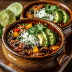 In a world where busy schedules often dictate our meal choices, hearty plant-based meals offer a nourishing and satisfying alternative that doesn't compromise on flavor or nutrition. Among these, quinoa chili stands out as a quintessential comfort food, delivering warmth and heartiness in every bite. This Hearty Crockpot Quinoa Chili is not only delicious but also exceptionally easy to prepare, making it the perfect dish for families or individuals with hectic lifestyles. Utilizing the slow-cooking power of a crockpot, this recipe allows the flavors to meld beautifully, resulting in a rich, flavorful chili that can be enjoyed any time of the year.