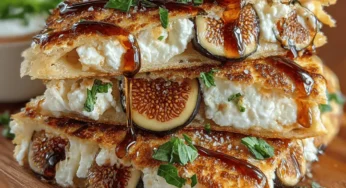 Decadent Fig and Cheese Quesadillas: A Culinary Delight