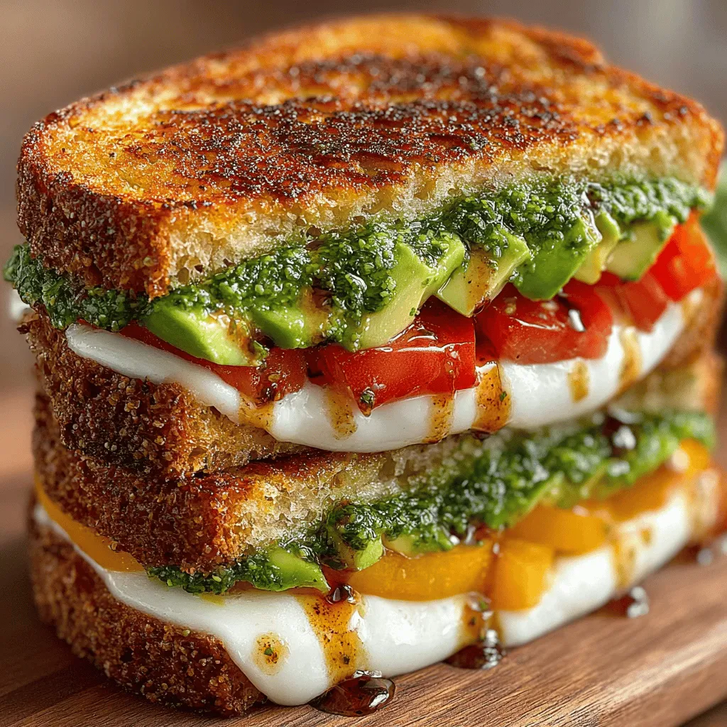 The essence of summer is captured in every bite of a Grilled Fresh Summer Sandwich Melt. This delightful recipe combines the vibrant flavors of fresh ingredients, transforming simple components into a satisfying meal perfect for warm days. Imagine biting into a sandwich where the creamy mozzarella melds beautifully with the juiciness of ripe tomatoes and the richness of perfectly ripe avocado, all enhanced by the aromatic freshness of basil and the zesty notes of pesto. Whether enjoyed at a picnic in the park, served at a summer gathering, or as a quick lunch at home, this sandwich promises to deliver a burst of flavors that embody the spirit of the season. In this article, we will delve into the essential ingredients, step-by-step preparation, and the delightful experience of savoring this summer sandwich melt.