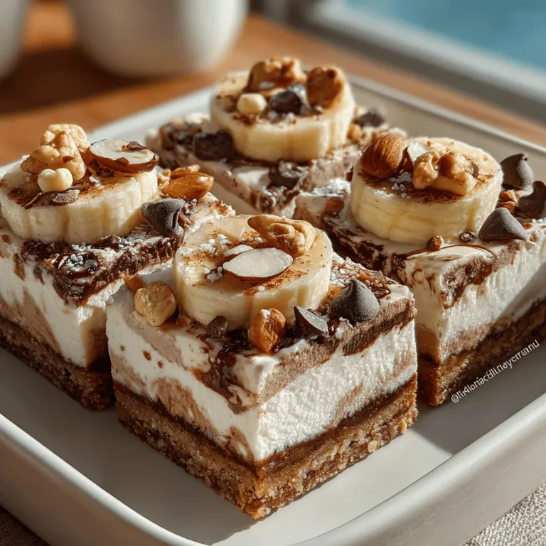 Frozen yogurt desserts have gained immense popularity in recent years, becoming a go-to choice for those looking to indulge their sweet tooth without the guilt associated with traditional ice cream. As the trend toward healthier eating continues to rise, frozen yogurt offers a creamy, delicious alternative that can be both nutritious and satisfying. One such treat that perfectly embodies this balance is the Frozen Yogurt Mocha Banana Squares. This delightful dessert combines the rich flavors of mocha and banana, creating a delectable fusion that is sure to please any palate while also providing a host of health benefits.