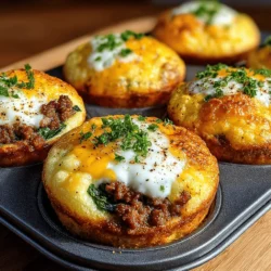 Turkey Spinach Egg Cups are a delicious and nutritious way to start your day. These flavorful and convenient bites combine ground turkey, fresh spinach, and eggs, creating a wholesome dish that is both satisfying and energizing. Packed with protein from the turkey and eggs, along with a wealth of vitamins from the leafy greens, these egg cups are not only easy to make but also versatile enough to suit any meal of the day. Whether you’re looking for a quick breakfast option or a healthy snack to keep you going, this recipe is designed to satisfy your cravings while promoting a balanced diet.