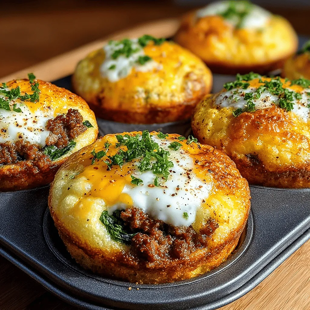 Turkey Spinach Egg Cups are a delicious and nutritious way to start your day. These flavorful and convenient bites combine ground turkey, fresh spinach, and eggs, creating a wholesome dish that is both satisfying and energizing. Packed with protein from the turkey and eggs, along with a wealth of vitamins from the leafy greens, these egg cups are not only easy to make but also versatile enough to suit any meal of the day. Whether you’re looking for a quick breakfast option or a healthy snack to keep you going, this recipe is designed to satisfy your cravings while promoting a balanced diet.