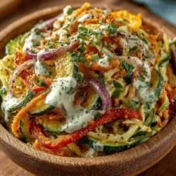 If you’re on the lookout for a vibrant and refreshing side dish that complements a variety of meals, look no further than Crunchy Zesty Zucchini Slaw. This recipe stands out not just for its crisp texture and bright flavors, but also for its versatility in the kitchen. Whether served alongside grilled meats, as a topping for tacos, or as a standalone salad, this slaw brings a delightful crunch and zesty kick to any dining table.