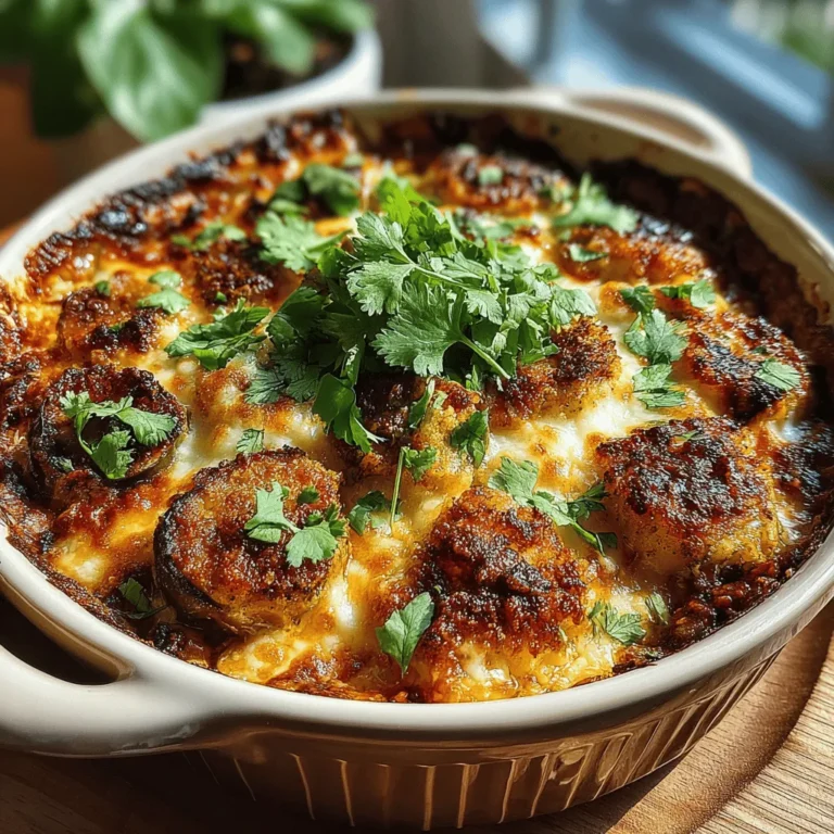 Embark on a culinary journey to the vibrant heart of the Southwest with our Hatch Chile-Verde Eggplant Casserole. This mouthwatering dish showcases a delightful combination of tender eggplant, roasted hatch chiles, and a creamy, melted cheese topping. Ideal for any occasion, it serves as a perfect centerpiece that captivates the senses and invites everyone to the table. Not only does this casserole boast an explosion of flavors, but it also caters to vegetarian diets, proving that wholesome ingredients can come together to create a satisfying and hearty meal.
