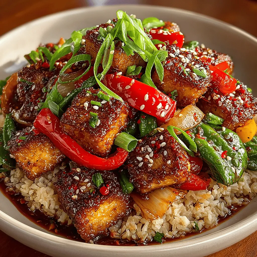 Before diving into the cooking process, it is essential to understand the key ingredients that make this dish shine. First and foremost, we have firm tofu. This type of tofu is ideal for stir frying, as it holds its shape well during cooking. Nutritionally, firm tofu is a powerhouse; it contains all nine essential amino acids, along with iron, calcium, and magnesium. Its ability to absorb flavors makes it an excellent choice for this recipe, allowing the bold flavors of Hatch chiles and other seasonings to permeate the tofu.