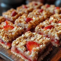 To create the perfect Strawberry Oat Crumble Bars, it’s essential to understand the key ingredients that contribute to their flavor and health benefits. Each component plays a significant role, ensuring that your bars are not only tasty but also packed with nutrients.