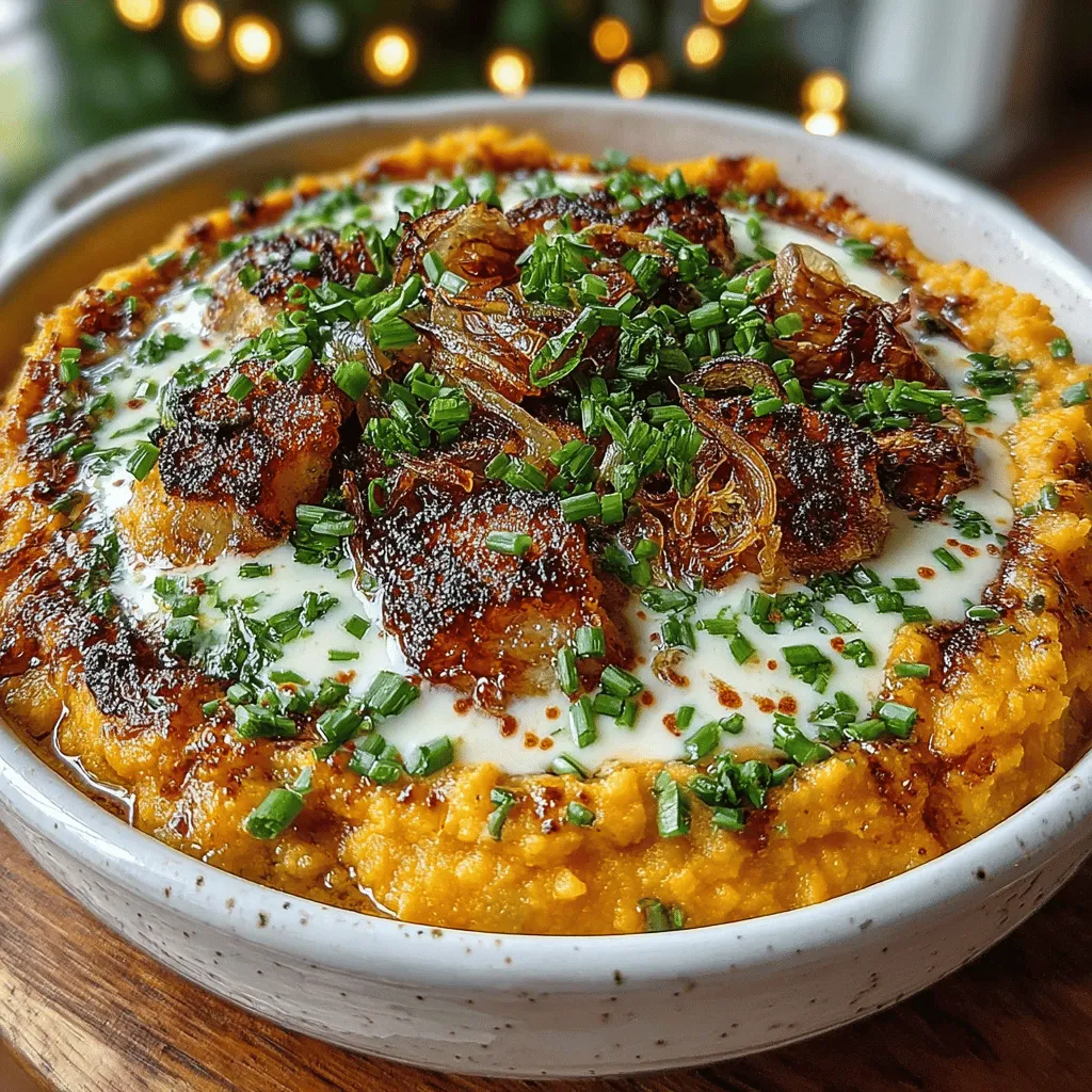 When it comes to comfort food, few dishes can rival the warm, creamy goodness of mashed potatoes. However, if you're looking for a twist that offers both a nutritional punch and a delightful flavor profile, look no further than caramelized onion sweet potato mash. Sweet potatoes, known for their vibrant orange hue and natural sweetness, are not only delicious but also packed with nutrients. They are an excellent source of vitamins A and C, fiber, and potassium, making them a healthful addition to any meal.