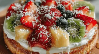 Tropical Citrus Fruit Pizza: A Delightful Dessert Experience
