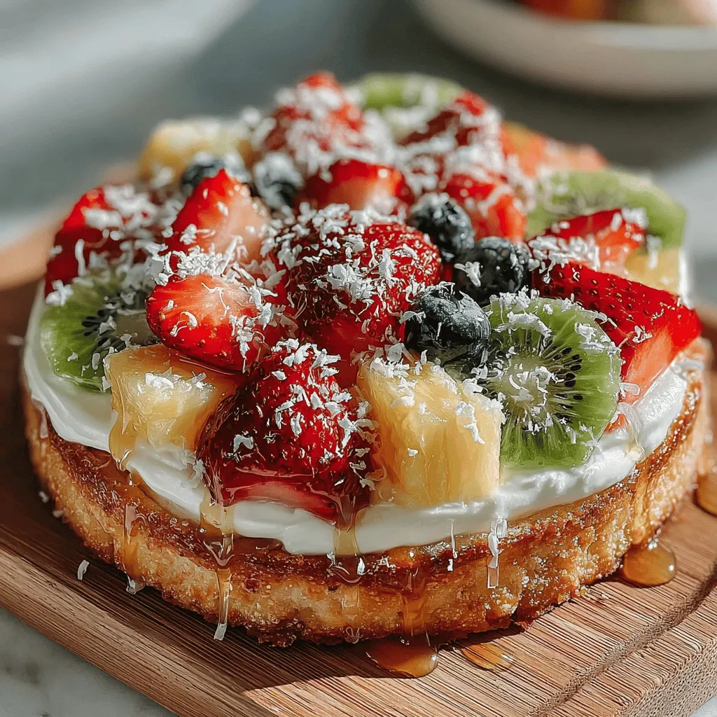 The arrangement of the fruit toppings is crucial not only for flavor but also for visual appeal. Here are some creative ideas to elevate your Tropical Citrus Fruit Pizza: