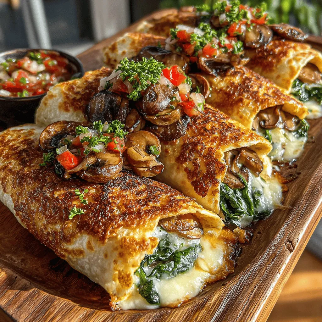 Quesadillas have become a beloved staple in many kitchens around the world, celebrated for their versatility and ease of preparation. Whether you’re looking for a quick snack, a satisfying meal, or a crowd-pleasing appetizer, quesadillas can adapt to any occasion. Their simple construction allows for endless variations of fillings, making them a favorite among both home cooks and professional chefs alike. Among the myriad of options, Mini Spinach & Mushroom Quesadilla Rolls stand out as a healthy and delightful choice, especially for those seeking vegetarian-friendly recipes.